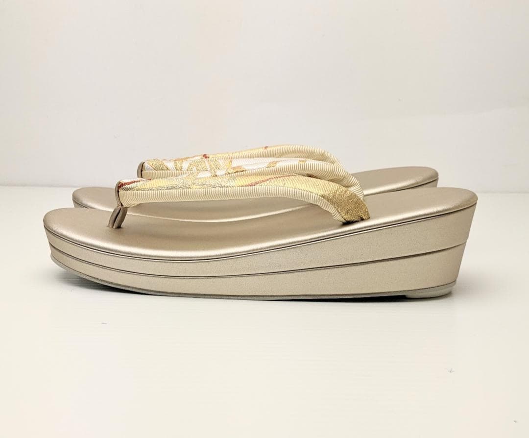 草履 バッグ セット 古典 正絹 帯地 振袖 フォーマル フリーサイズ u16