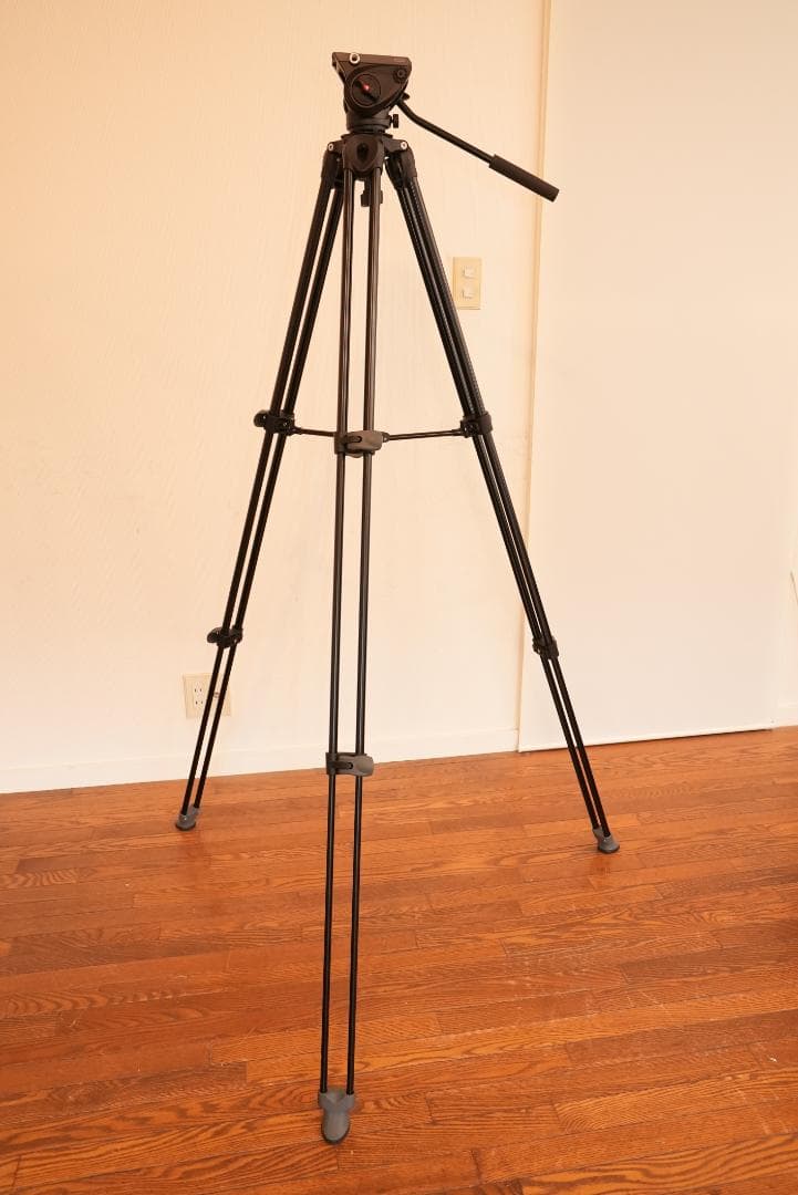 Manfrotto フルードビデオ雲台 ツイン3段アルミ三脚 MVK500AM