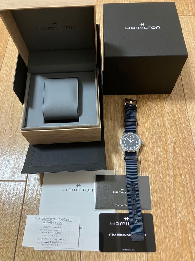 ハミルトン　カーキフィールドクオーツ　H69401940