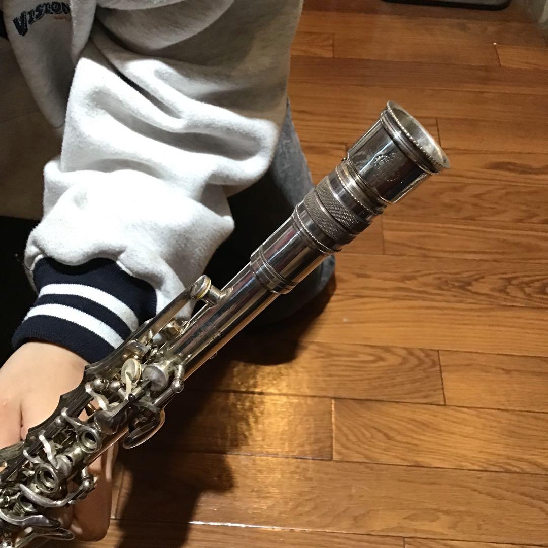 工芸品 2度と出ない超希少 フランス製 ロベルト・シオール メタルクラリネット