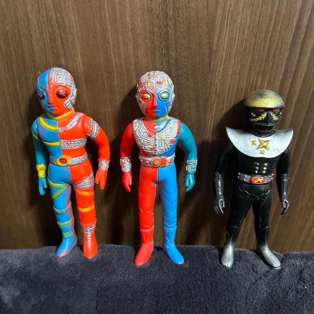 [レトロ】 キカイダー フィギュア　3体セット！