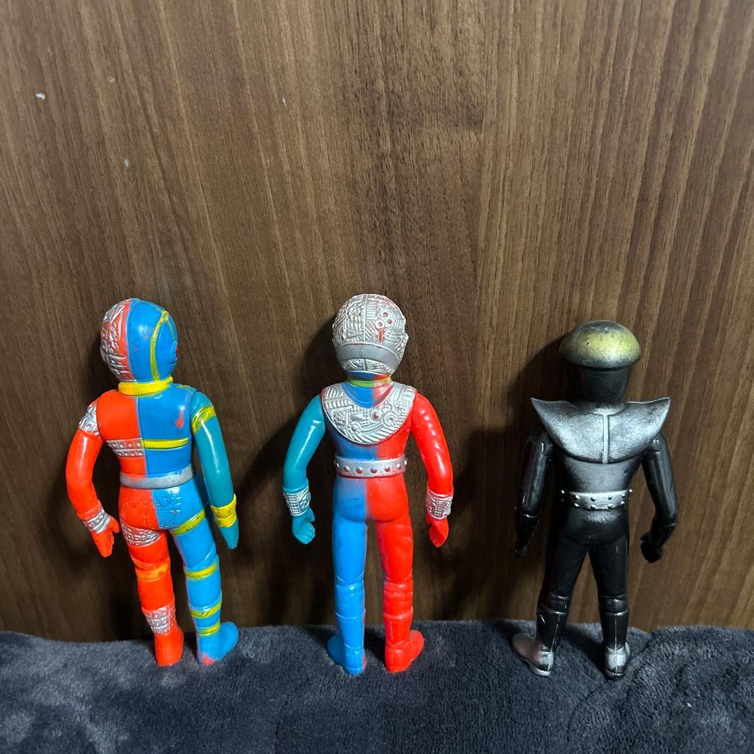 [レトロ】 キカイダー フィギュア　3体セット！