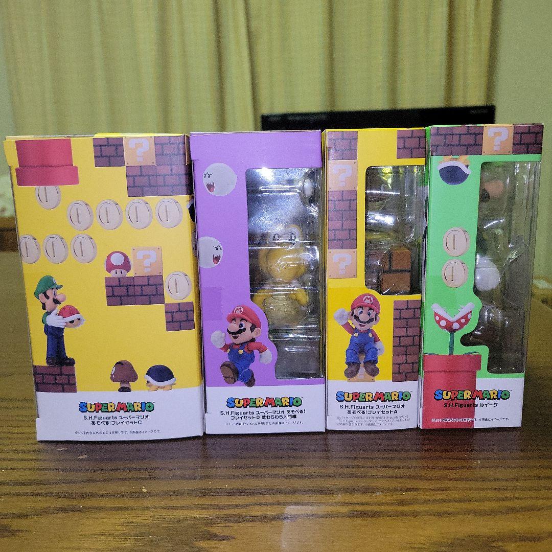 S.H.Figuarts スーパーマリオ フィギュア　４種セット