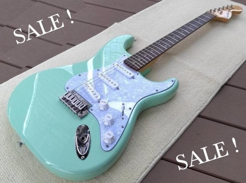 ✨未使用✨フェンダー スクワイヤー アフィニティ ストラト サーフグリーン