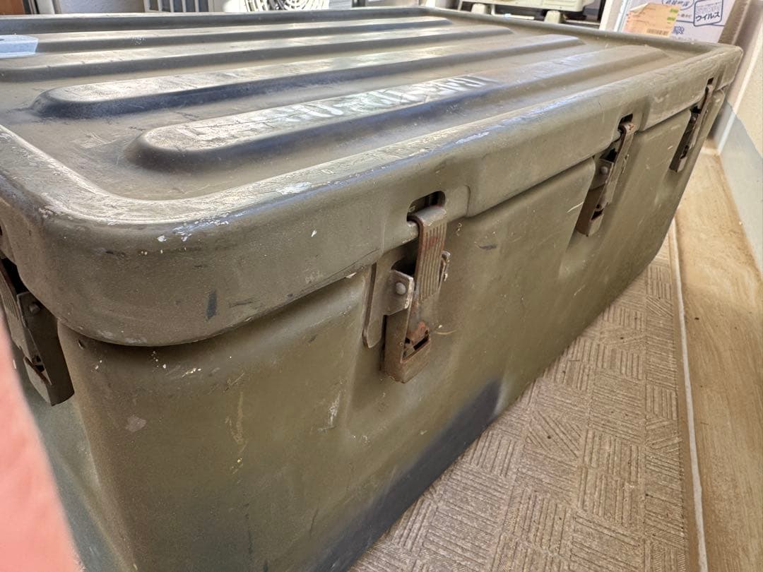 ミリタリー アルミコンテナ 米軍 払下げ 放出品 美品 アウトドア 車載 USA