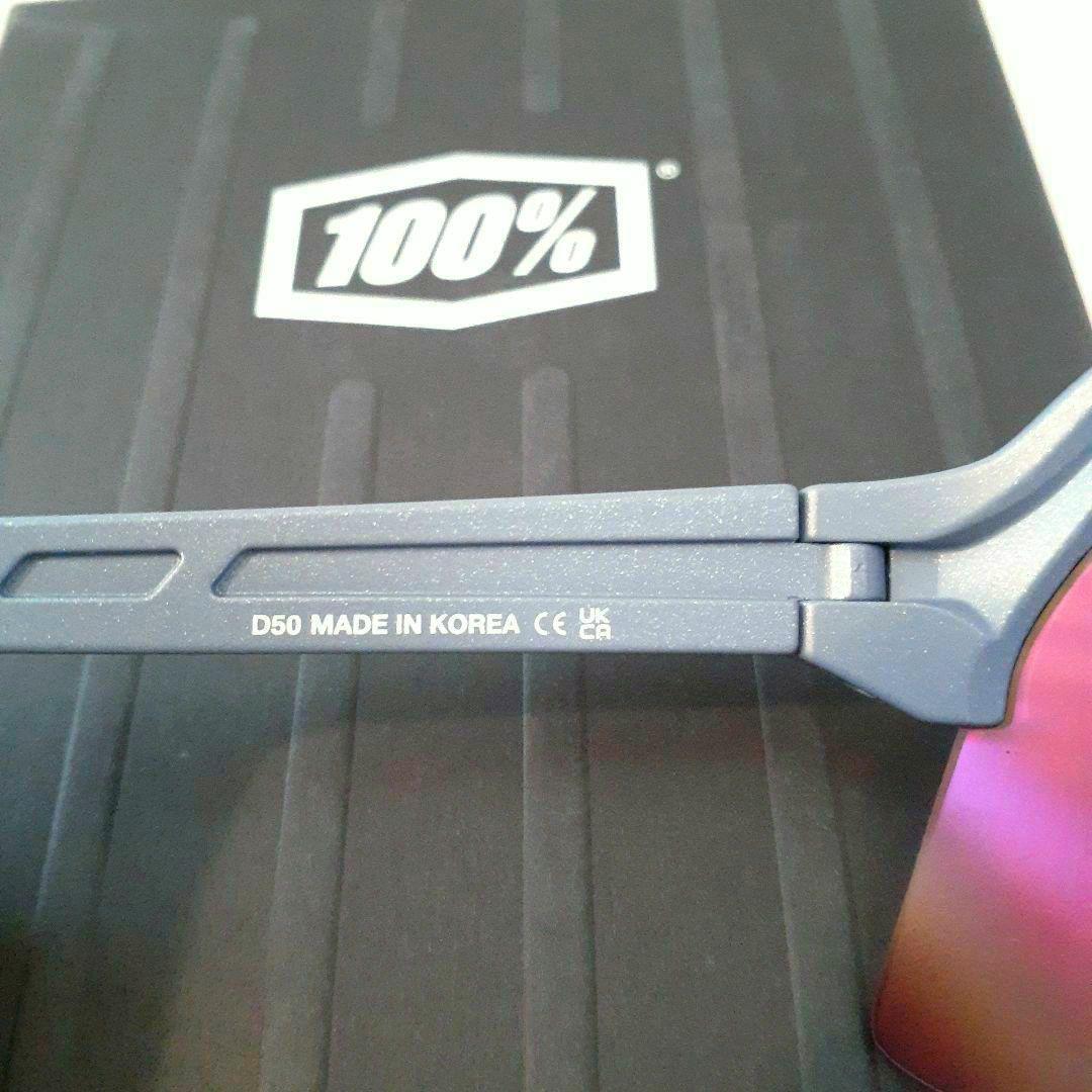 新モデル 100% S3 サテンストーム パープル ワンハンドレッド サングラス