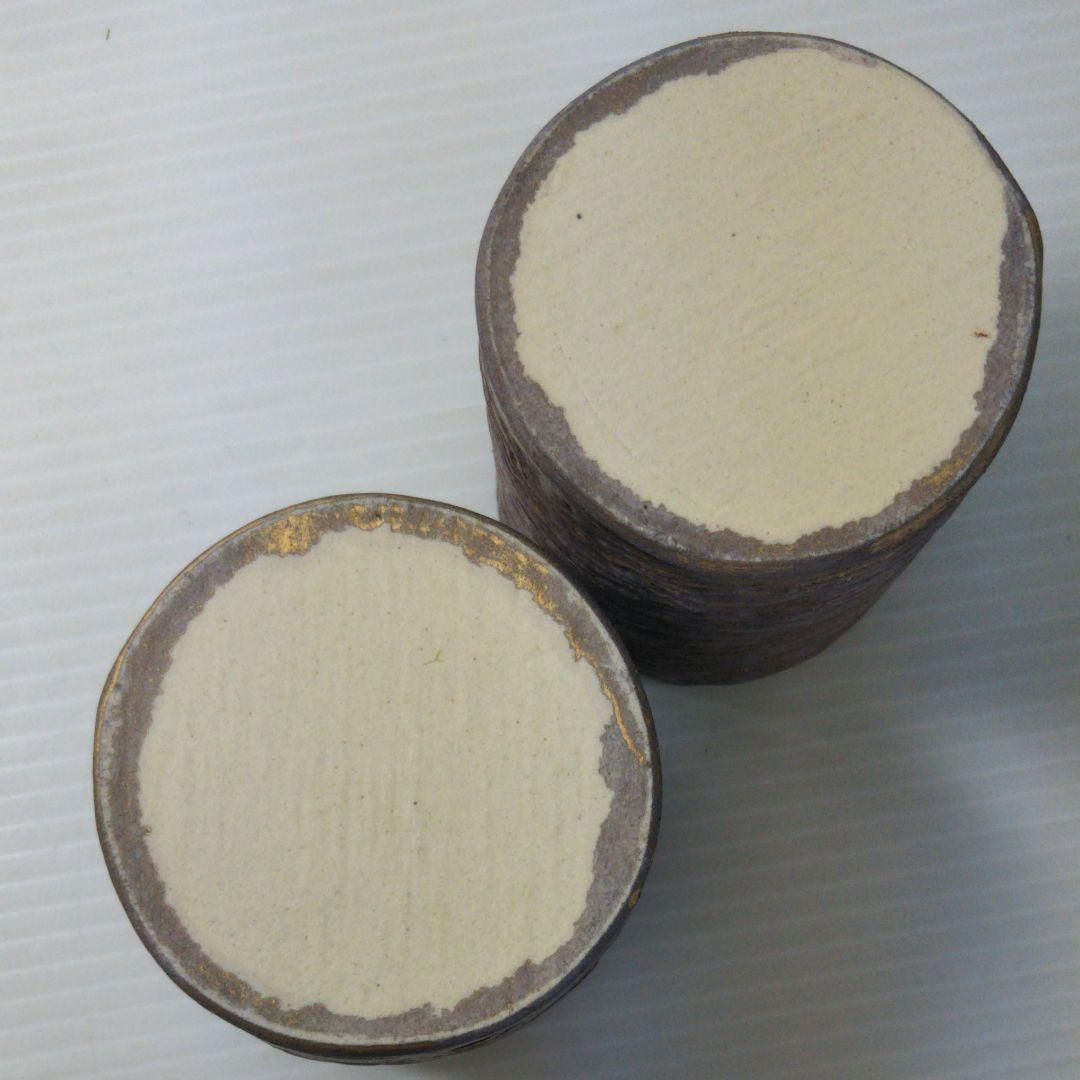 伊藤公象　笠間焼　湯呑2点セット