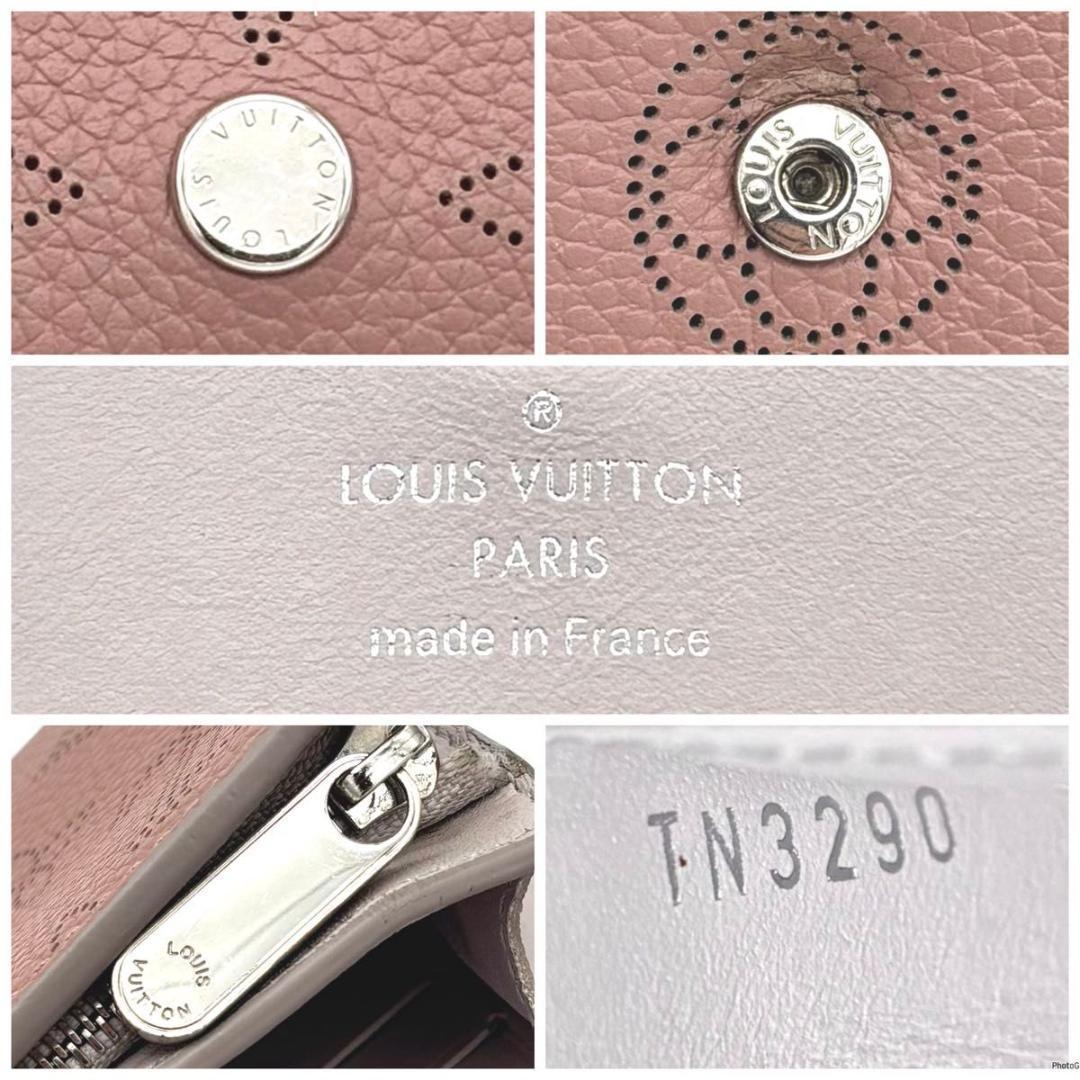 ルイヴィトン マヒナ ポルトフォイユ イリス コンパクト 二つ折り財布 ピンク