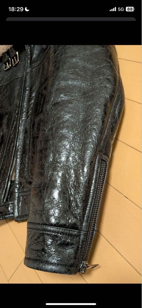 ドルチェ&ガッパーナ シープスキンレザージャケット