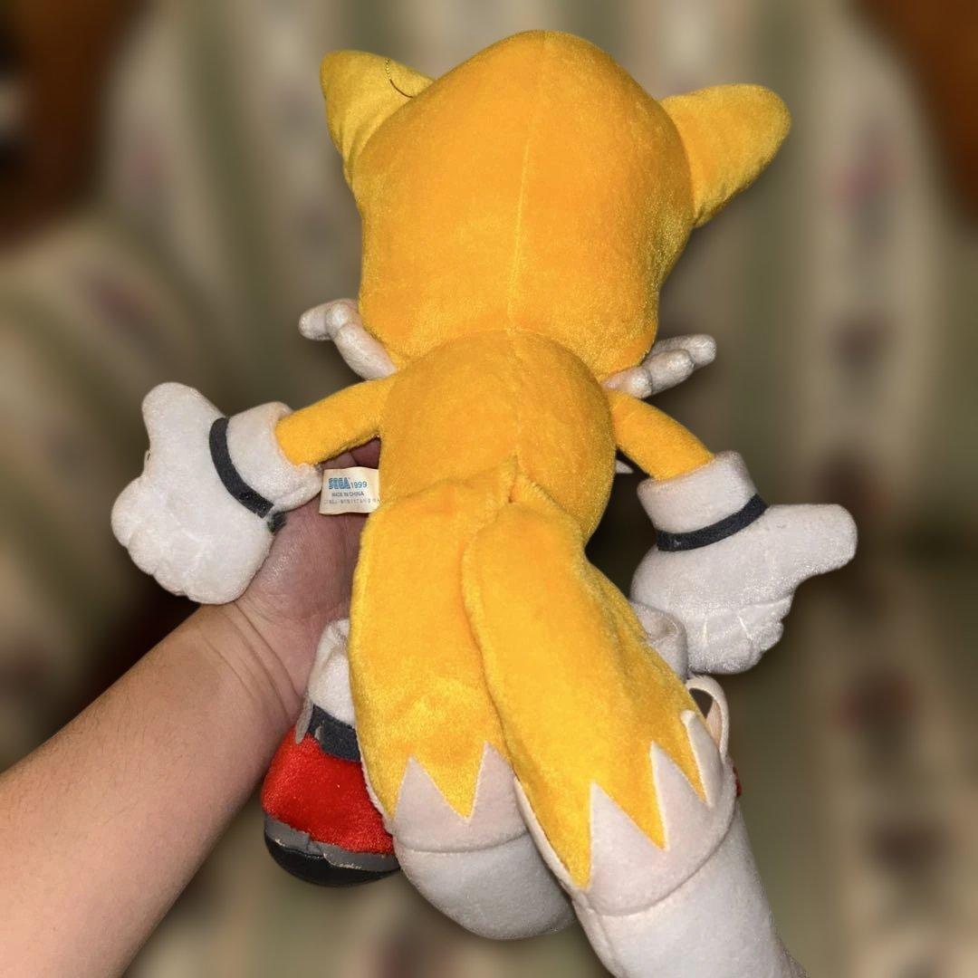 N*す様 ソニックアドベンチャー　スーパージャンボぬいぐるみ　ソニック　テイルス