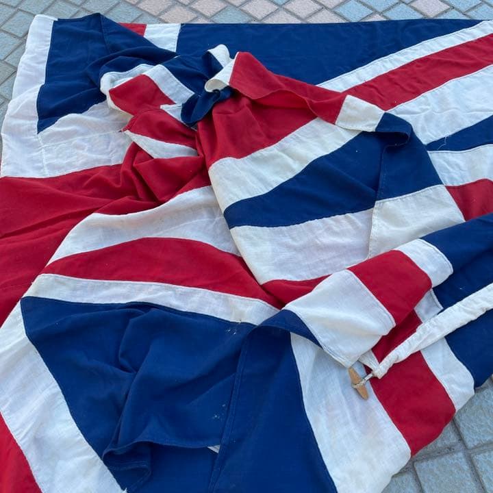 超貴重！巨大ユニオンジャック　英国イギリスアンティーク旗　ヴィンテージ古着USA