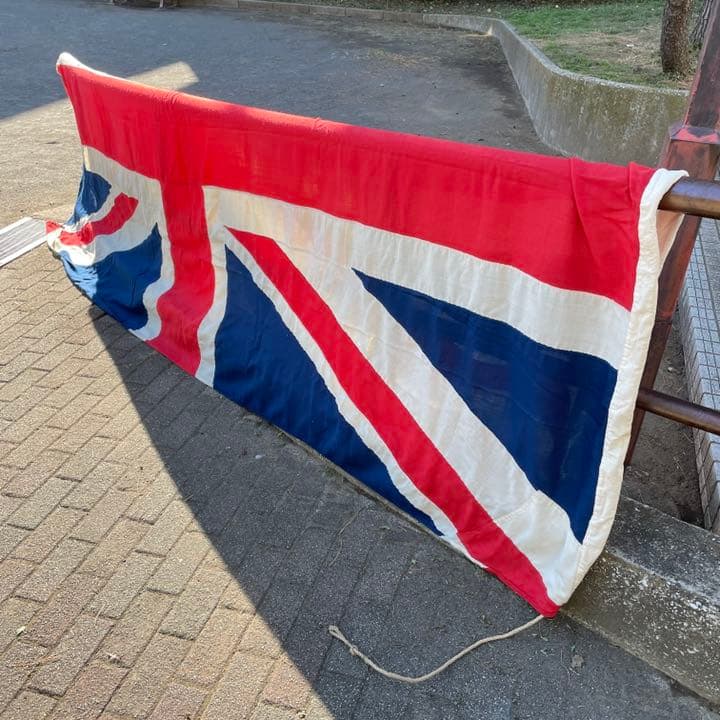 超貴重！巨大ユニオンジャック　英国イギリスアンティーク旗　ヴィンテージ古着USA