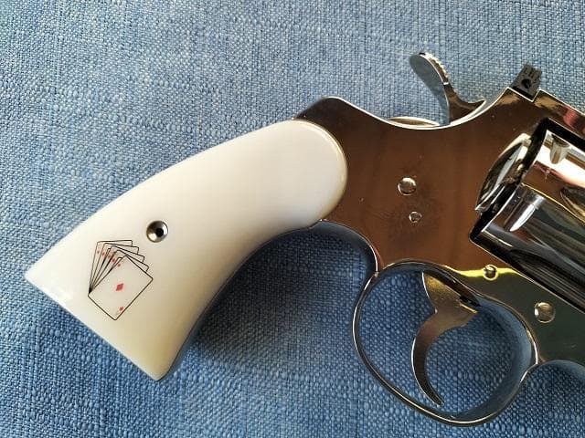 タナカコルトパイソン Rモデル2.5inスネークアイズニッケルフィニッシュ