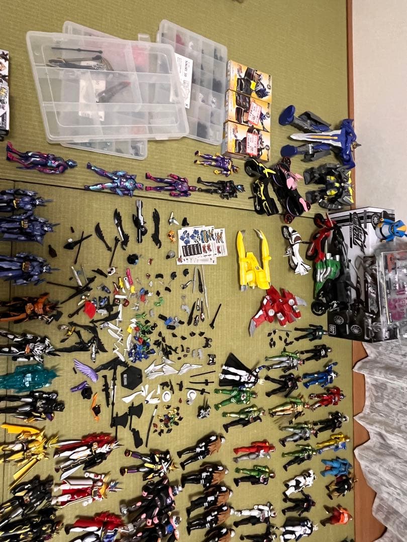 限定品あり！shodo装動210体以上&バイク、ロボ、トライドロン！超究極セット