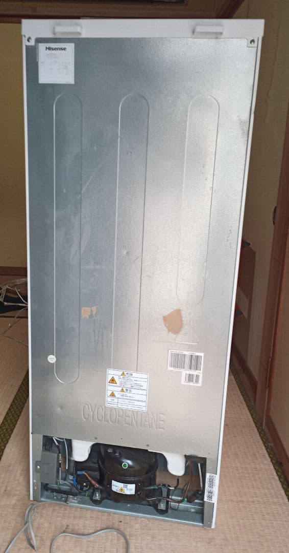 一人暮らし　冷蔵庫120L　Hisense　HR-B12C　石川、富山