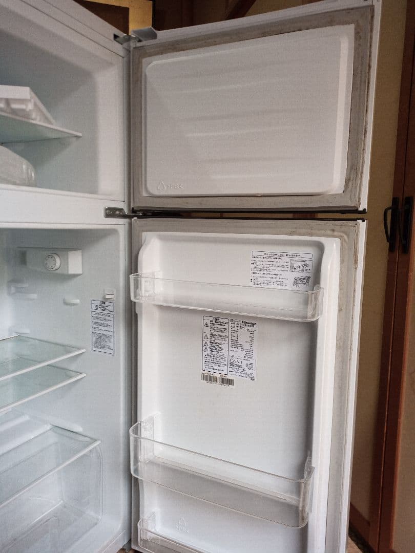 一人暮らし　冷蔵庫120L　Hisense　HR-B12C　石川、富山