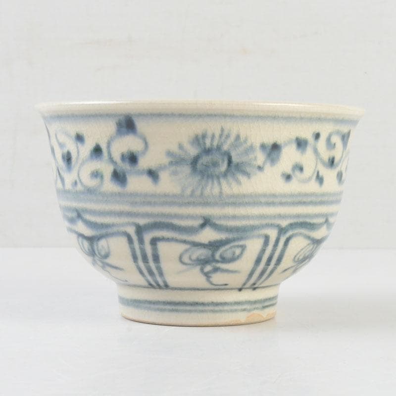 茶道具　加藤連瓶造　安南写　数茶碗　十客　共箱　V　9730A