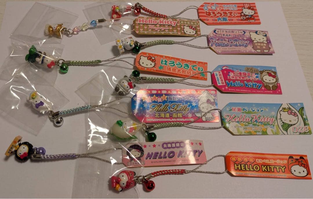 【値下げしました】ご当地キティ 根付ストラップ【まとめ売り】