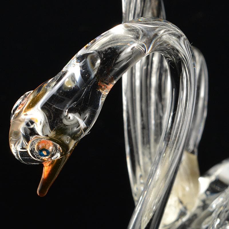 Baccarat　バカラ　クリスタルガラス　白鳥　スワン　置物　V　R6982