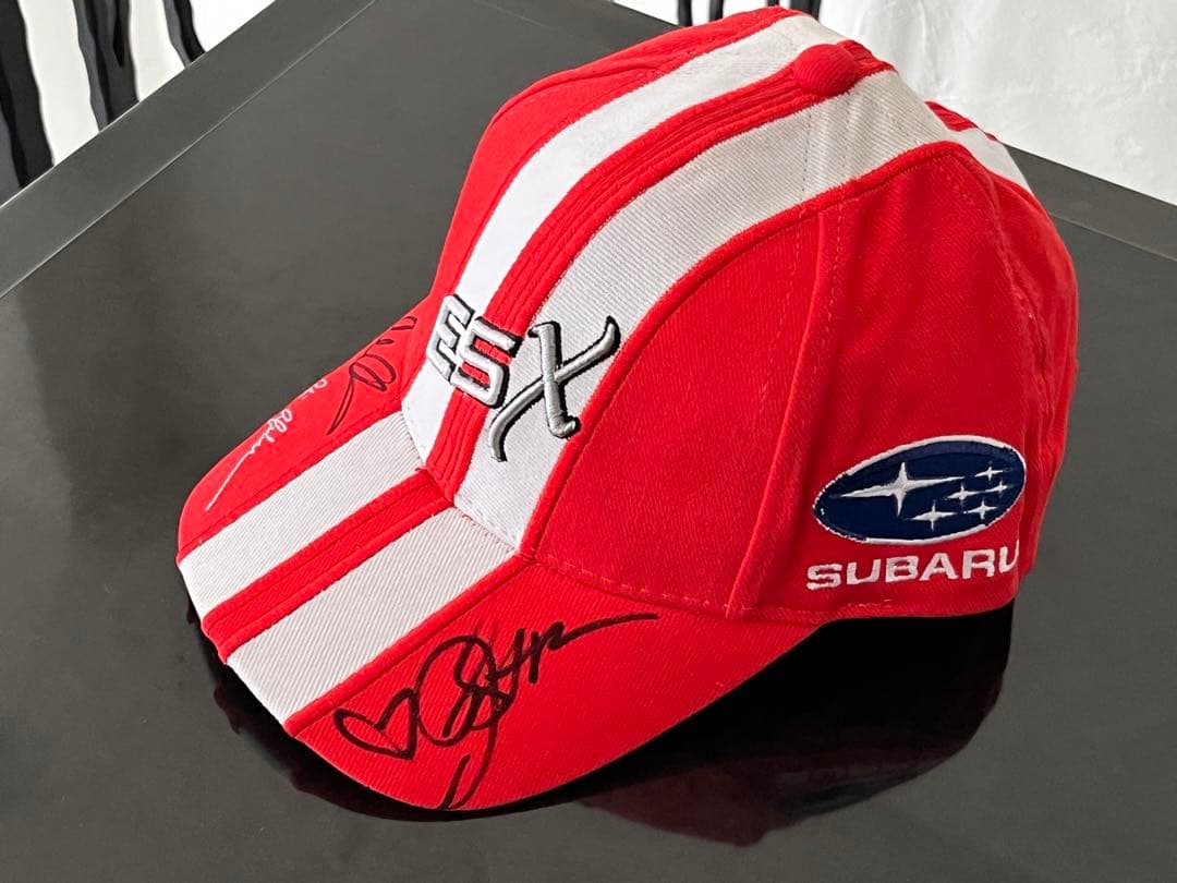 【激レア】 ALI AFSHAR ESX SUBARU サイン キャップ
