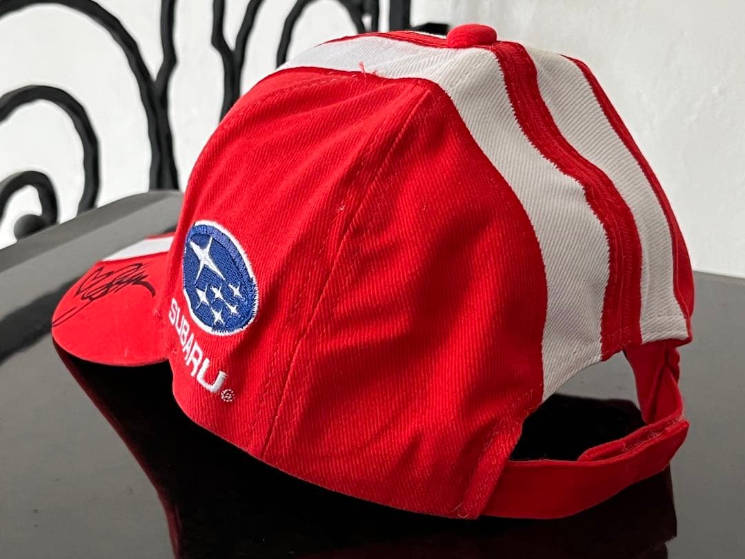 【激レア】 ALI AFSHAR ESX SUBARU サイン キャップ