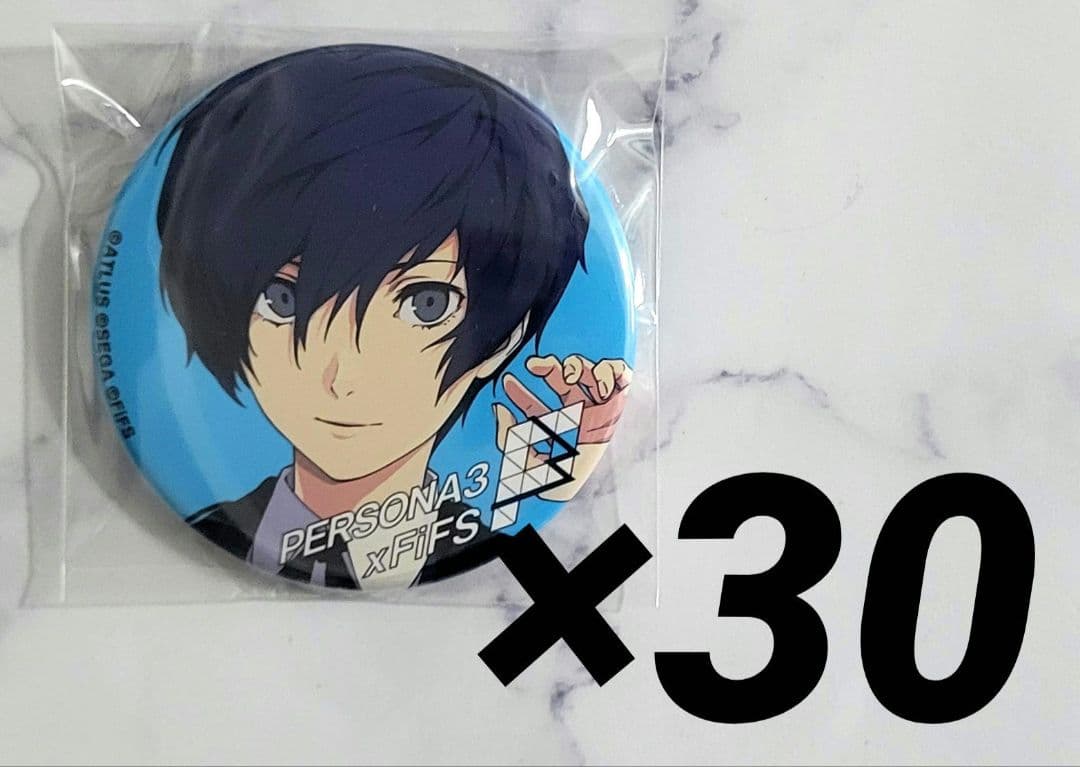 ペルソナ3 P3R 主人公 キタロー 缶バッジ FiFS
