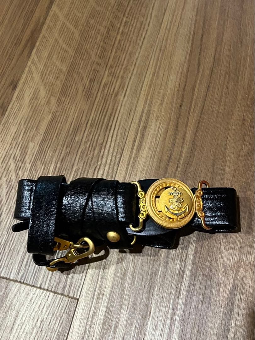 本日限定★旧日本軍　鮫皮柄　旧大日本帝国海軍士官短剣　長剣セット剣帯付