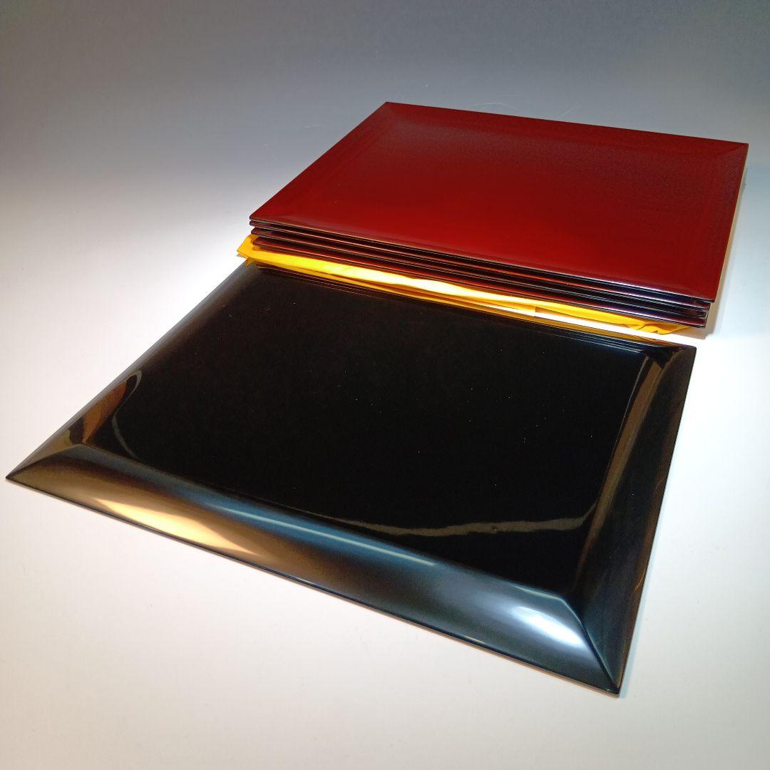 輪島塗　卓上膳5枚　共箱　未使用品　　 作家物　伝統工芸