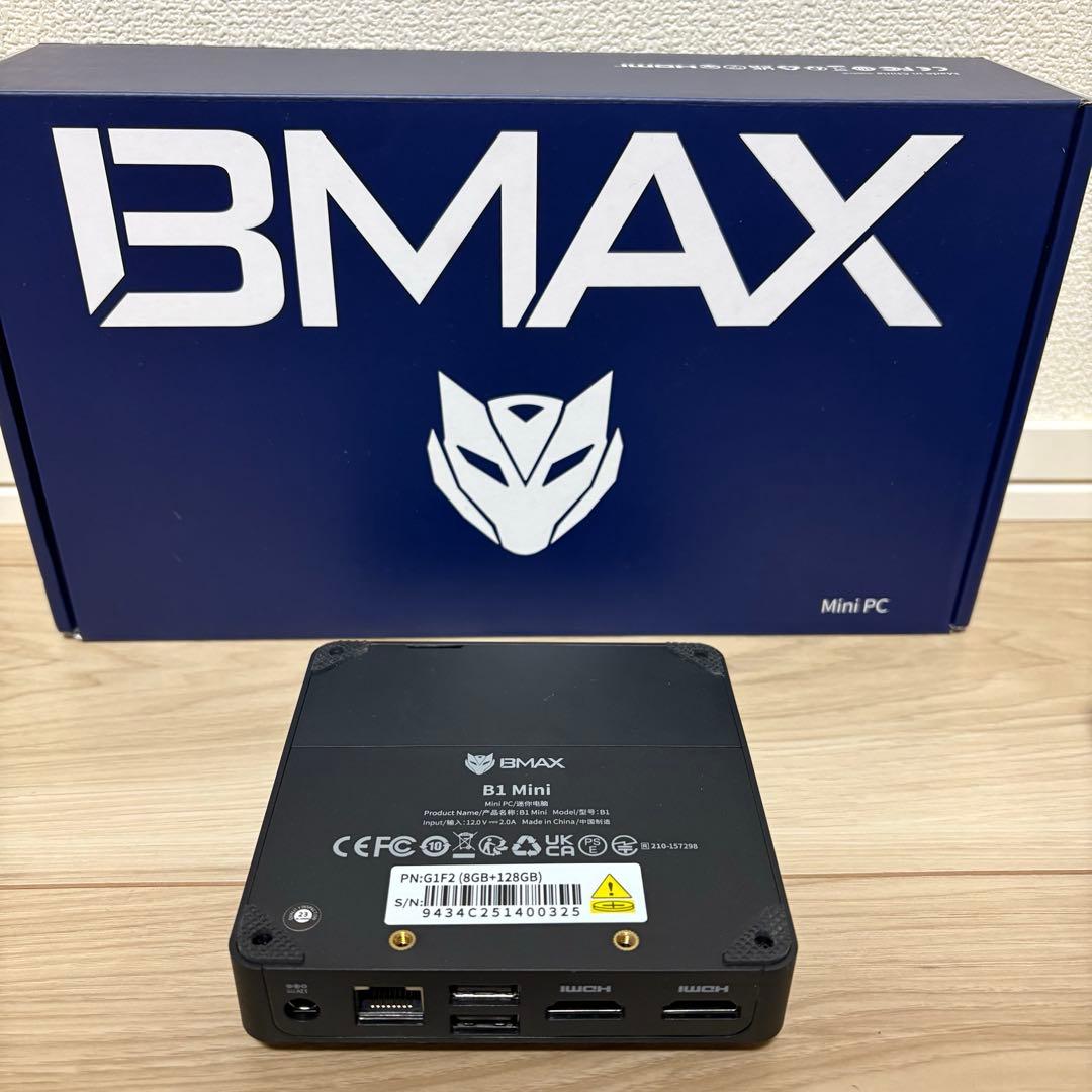 ミニPC BMAX Mini PC 8GB RAM 128GB SSD