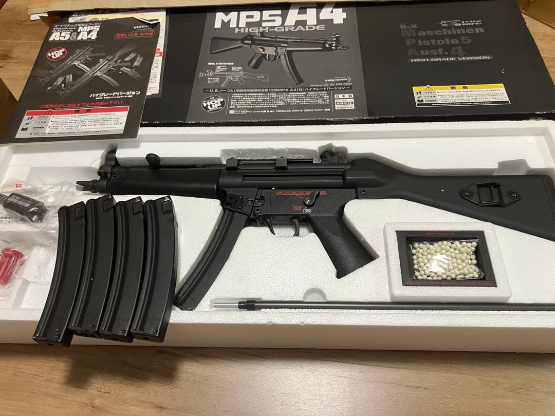 東京マルイ　スタンダードMP5A4 宮川ゴム、EG1000 組み込み　美品