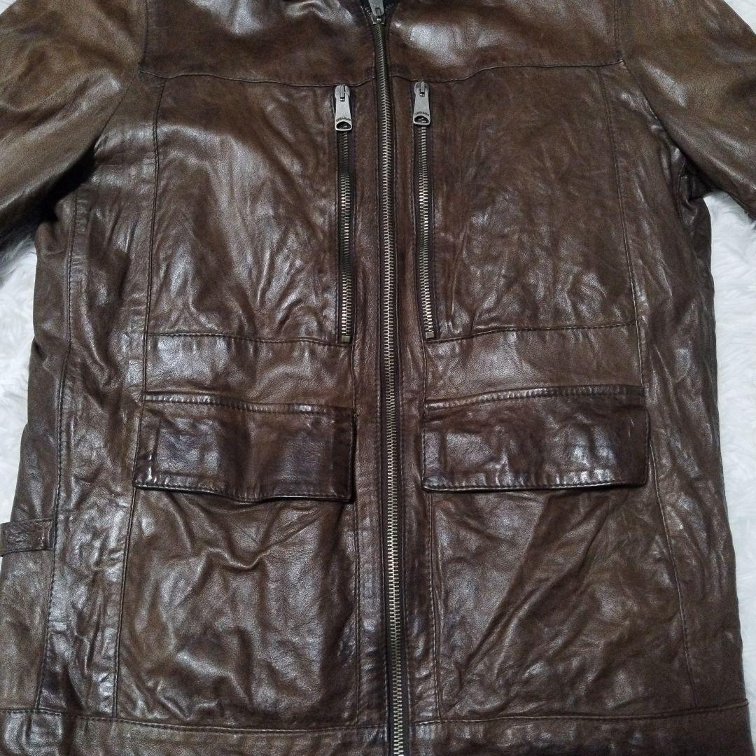Giorgio Brato レザージャケット　ジョルジオブラット　羊革　46
