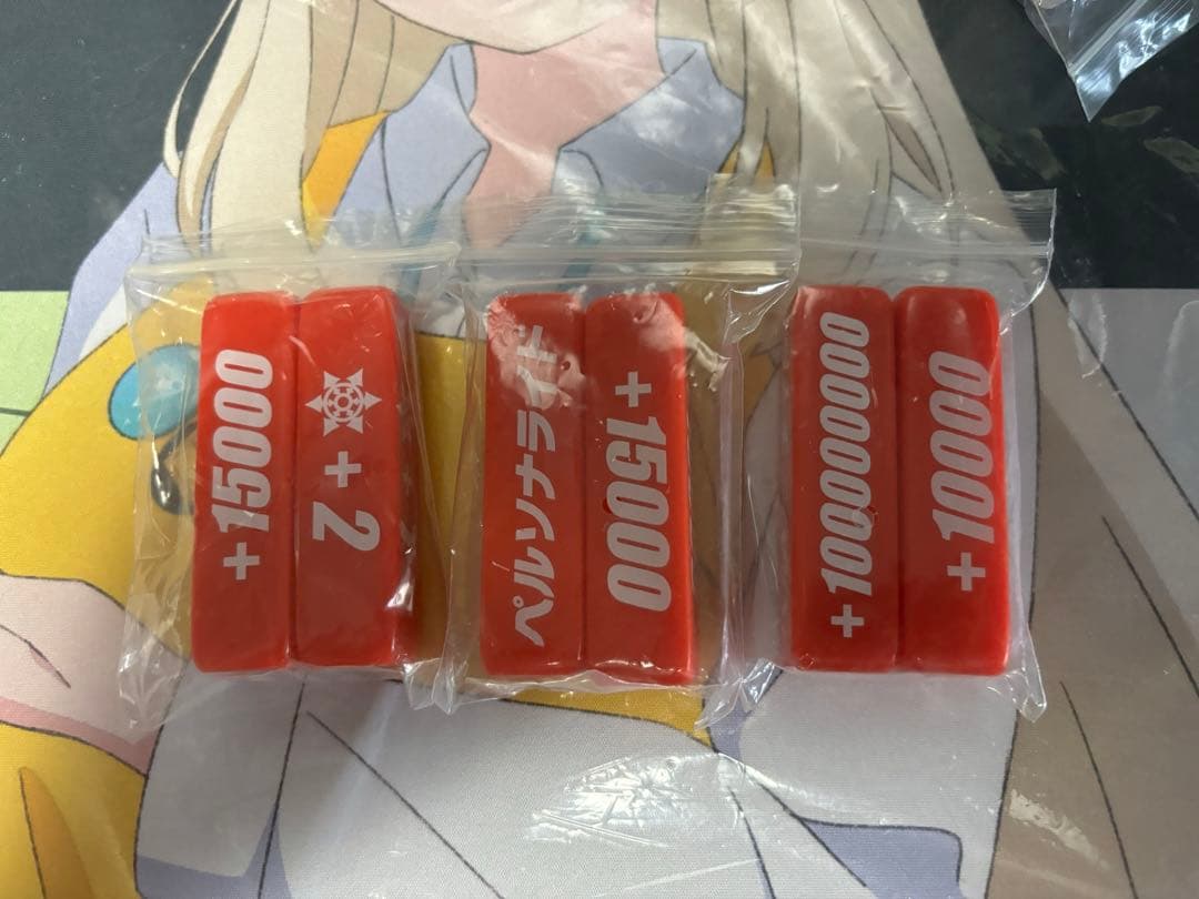 パワーカウンター　赤　3セット　ヴァンガード