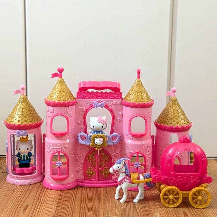 ハローキティと王子様のロイヤルキャッスル 着せ替え人形