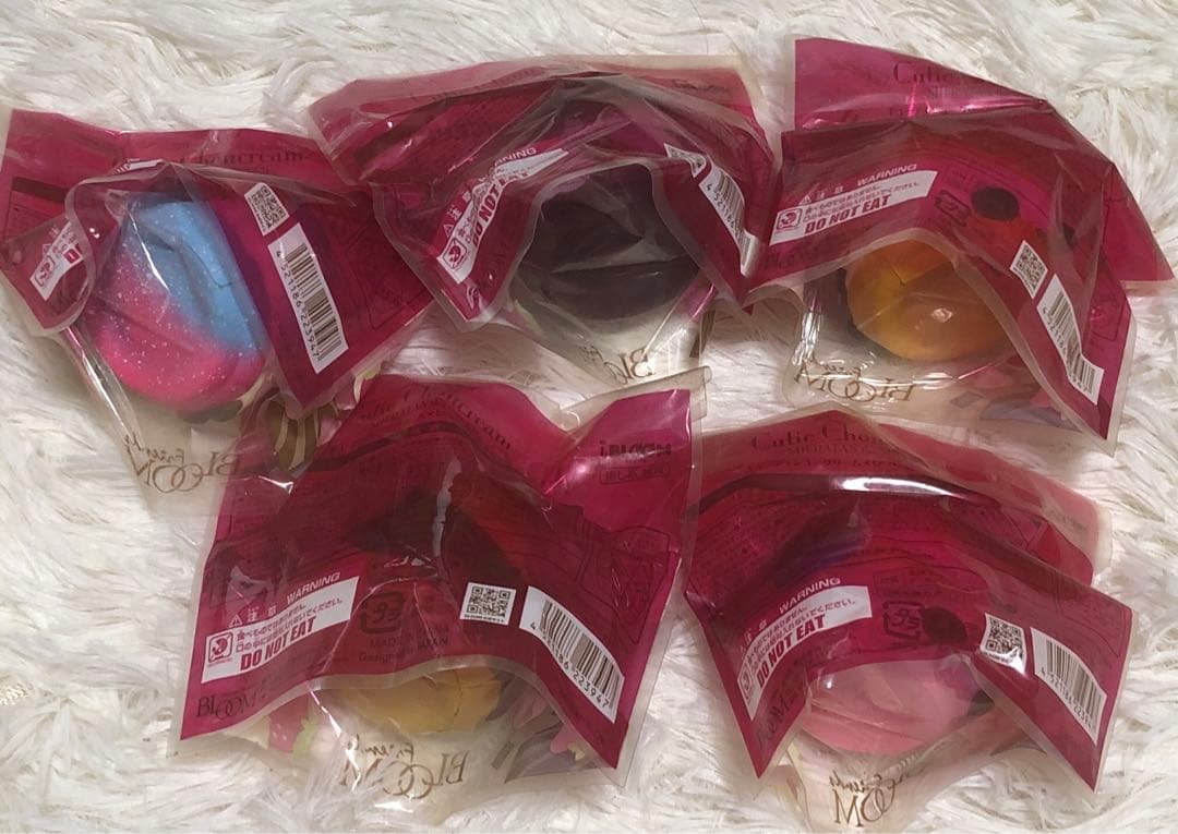 キューティ シュークリーム スクイーズ 5個セット