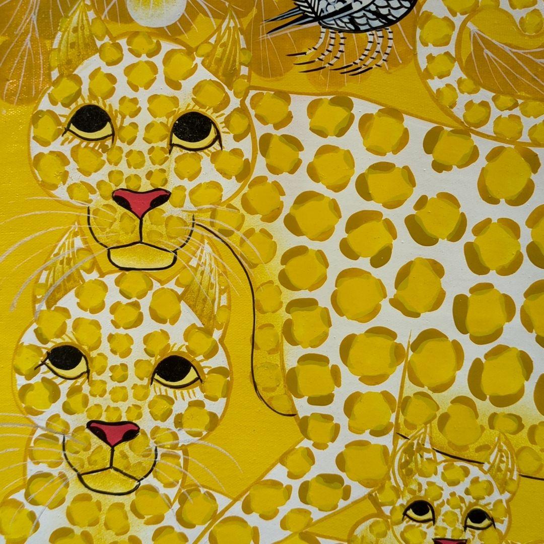 『 Yellow Leopard fam 』by Zuberi 30*40cm