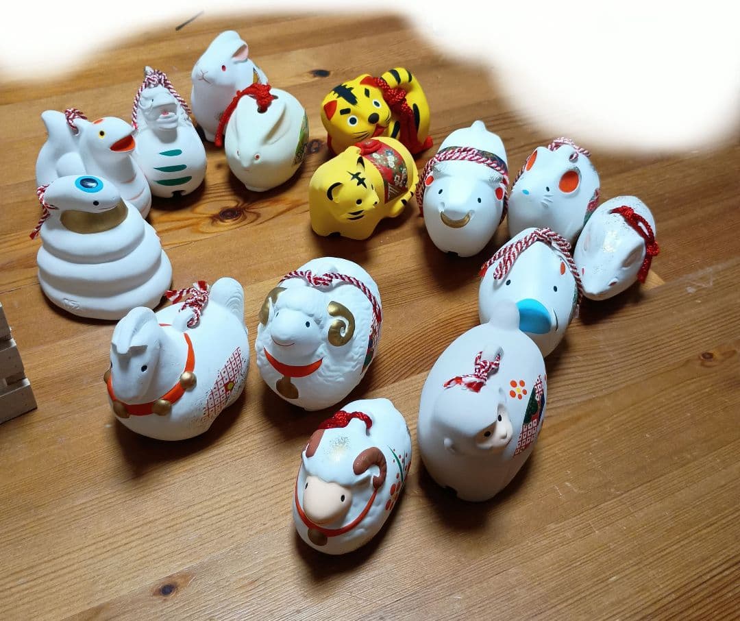 x5 土鈴　十二支　縁起物