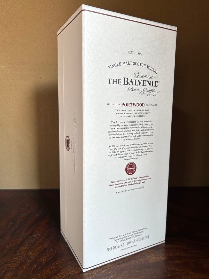 未開栓 THE BALVENIE 21年 ポートウッド 700ml