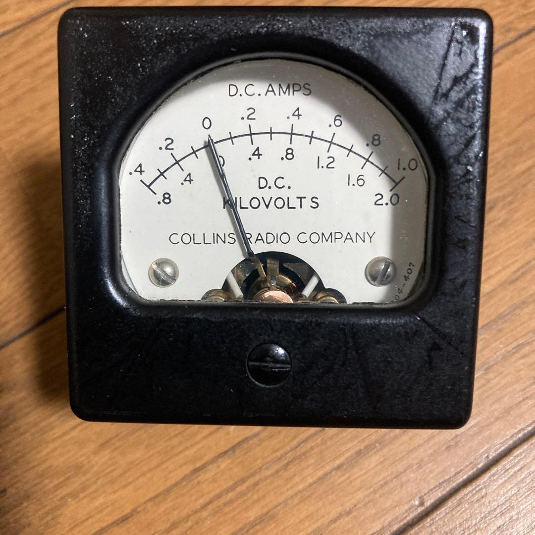 collinsコリンズ30Lー1メートル電圧、電流メーター