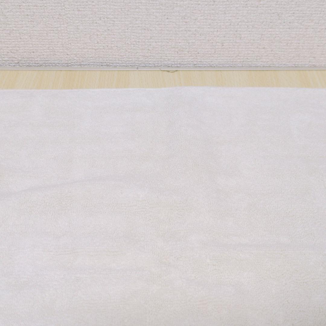 HERMES 美品 大判 ハンドタオル フェイスタオル ホワイト ステアーズ