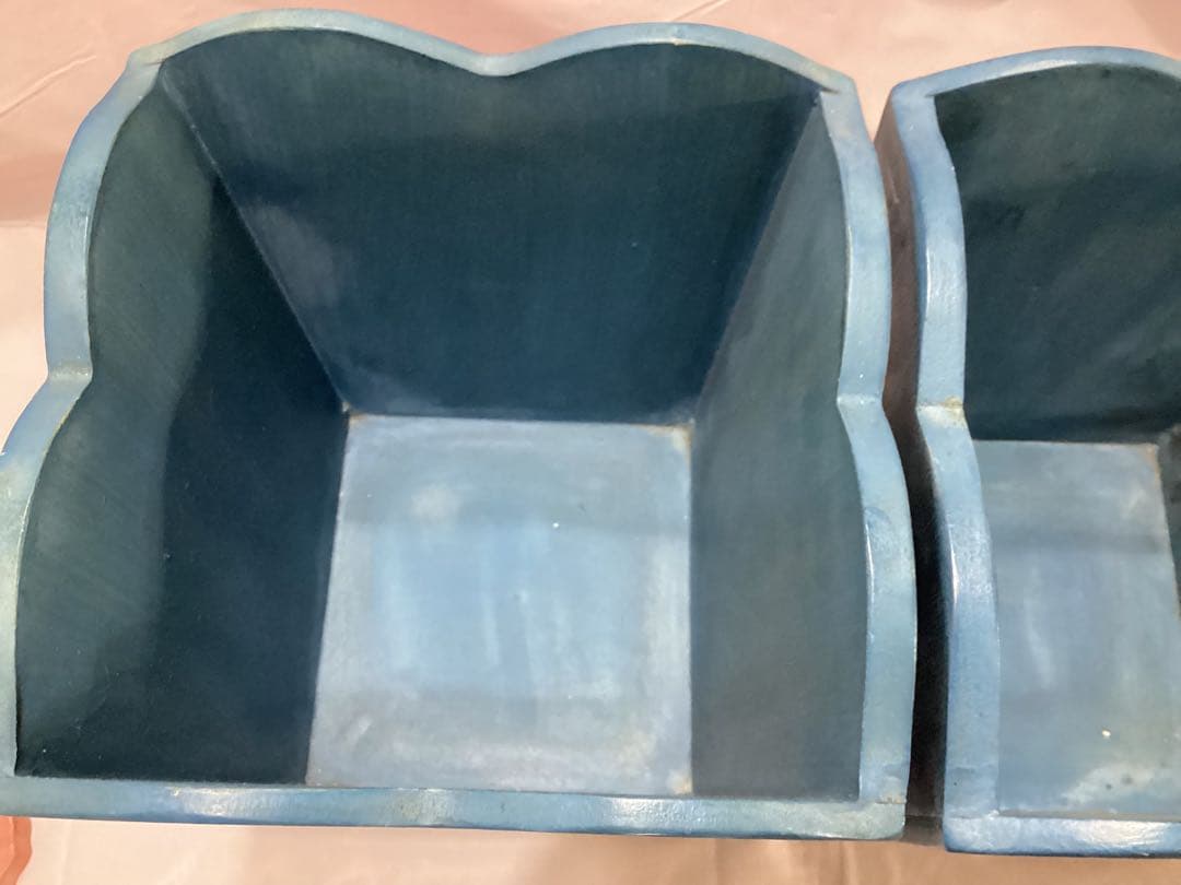 ラガディ・アンとアンディ　トールペイント木製人形デザイン収納ボックス　カントリー