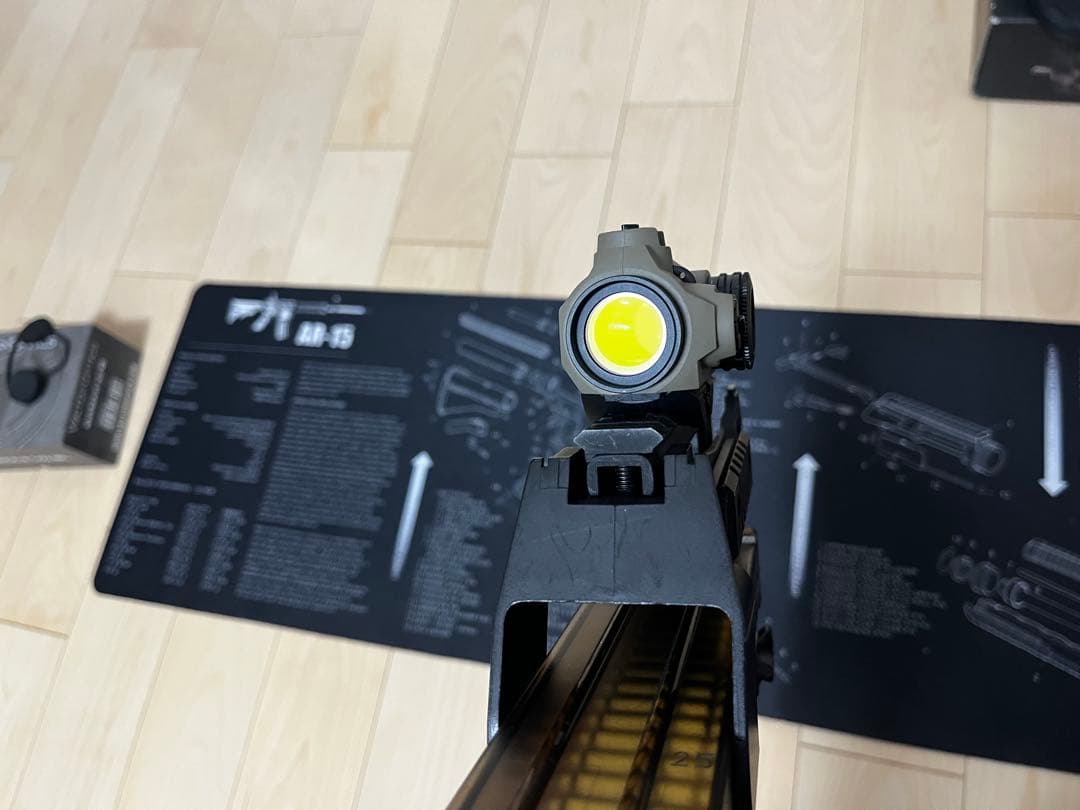 p90 プリコック　電子トリガーカスタム　安全弾速適合　ドットサイト