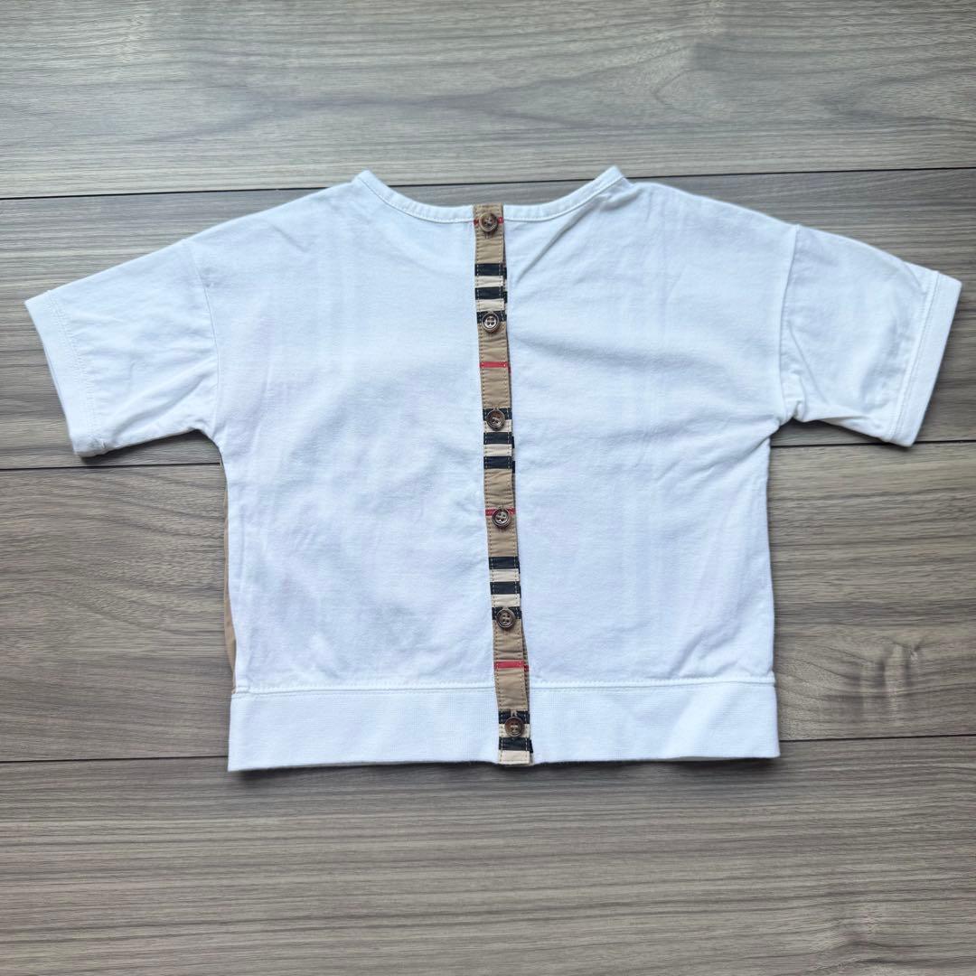 専用です☆BURBERRYストライプ デザインTシャツ 2Y バーバリー