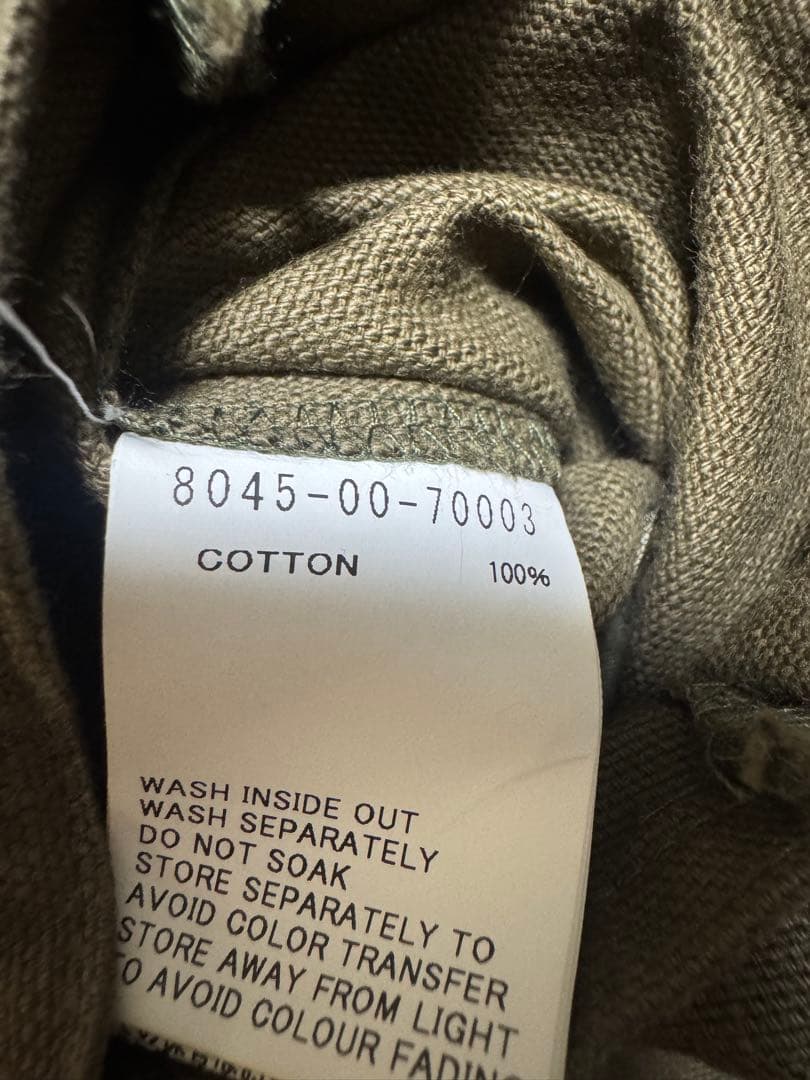 ナイジェルケーボン　フレンチワークベスト　サイズ48 グリース　リバーシブル