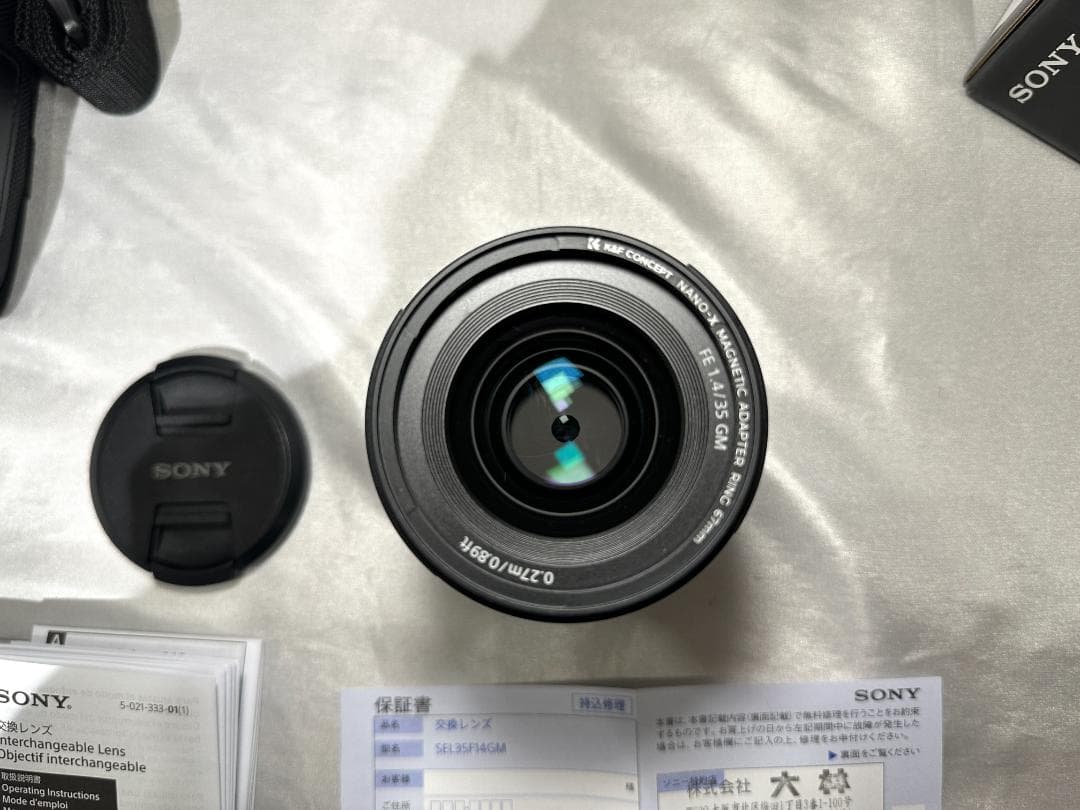 美品SONY FE 35mm F1.4 G Master