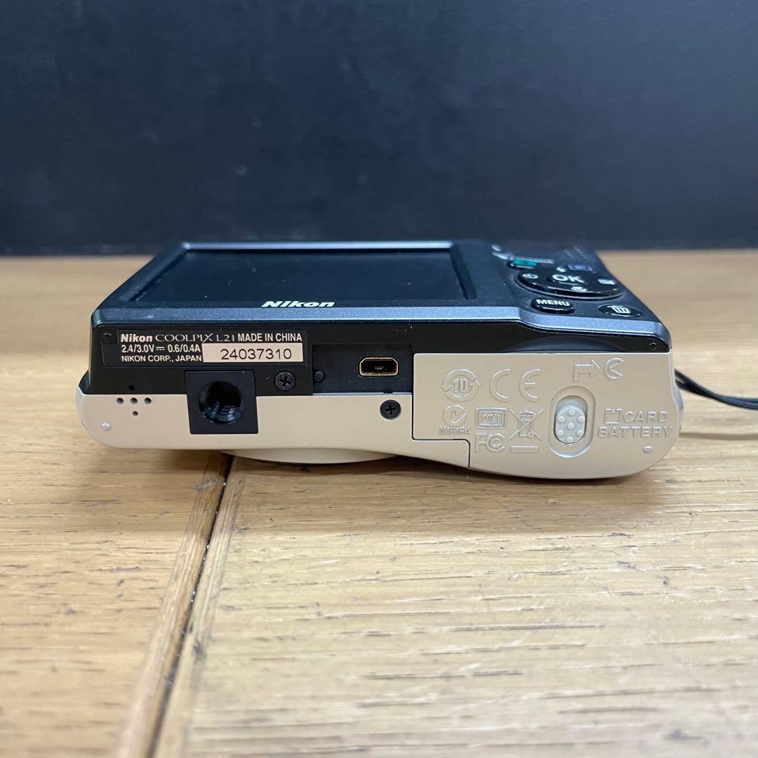 動作品 Nikon Coolpix L21 コンパクトデジタルカメラ