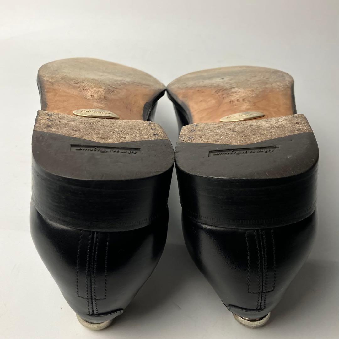 【美品】フェラガモ　最高位レーベル　トラメッザ　モンクストラップ　黒　9 2E