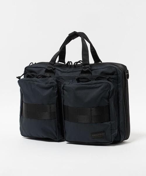 未使用 ユナイテッドアローズ 別注 ブリーフィング 3WAYブリーフケース 紺