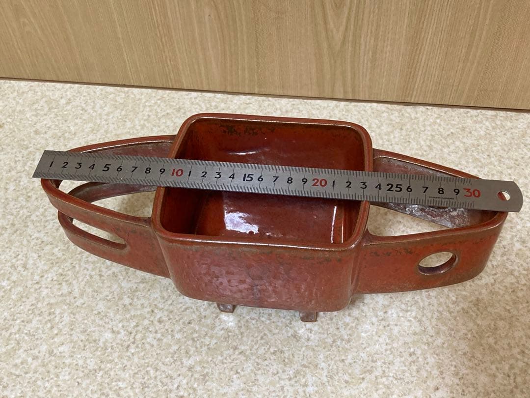 瓷器  置物　アンティーク　铭刻有り