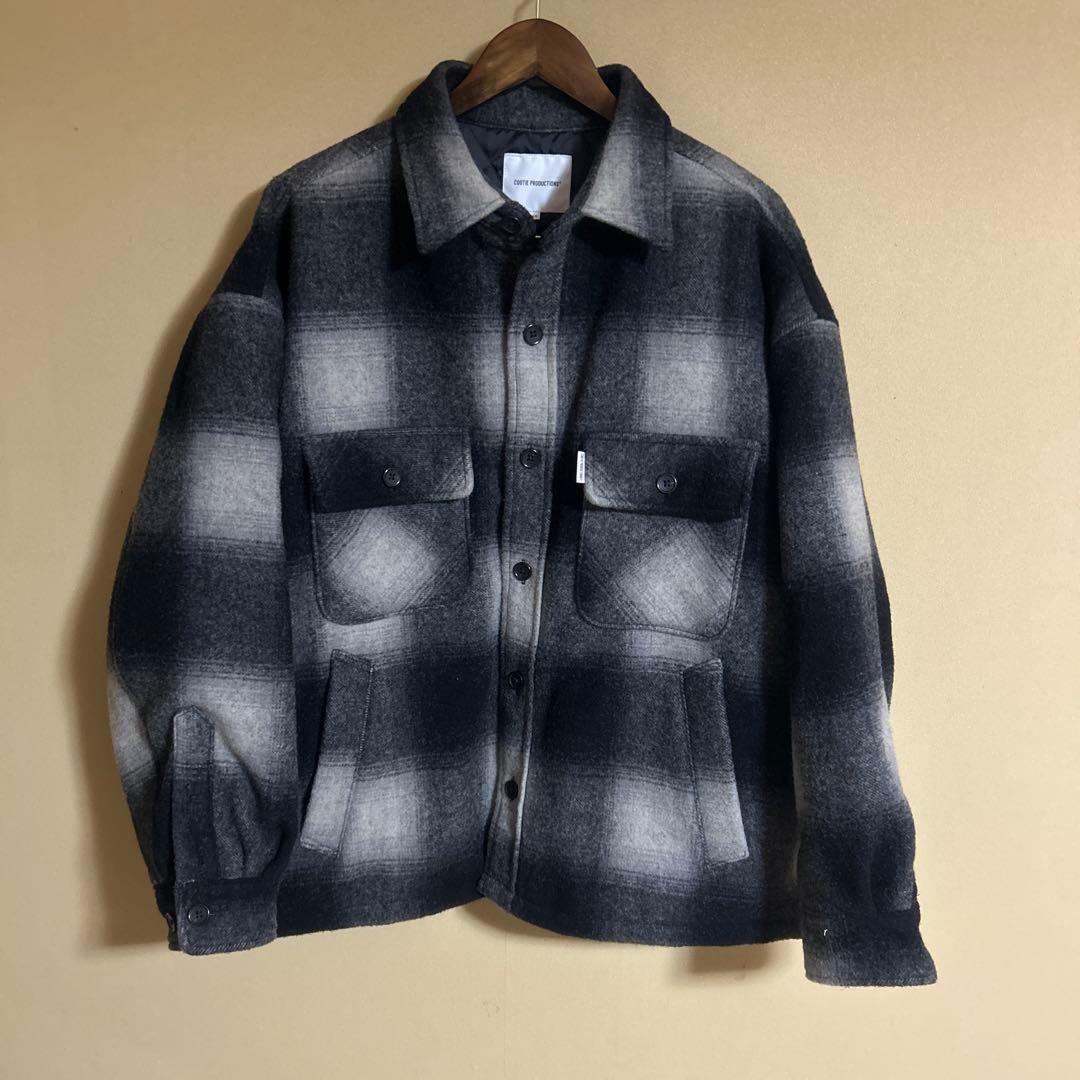 ジャケット・アウター COOTIE Ombre Check Wool CPO Jacket 24aw