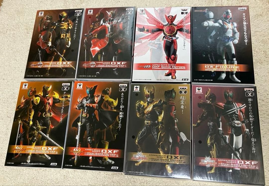 仮面ライダー DXF ディケイド キバ ウィザード クウガ ダジャドル 8個
